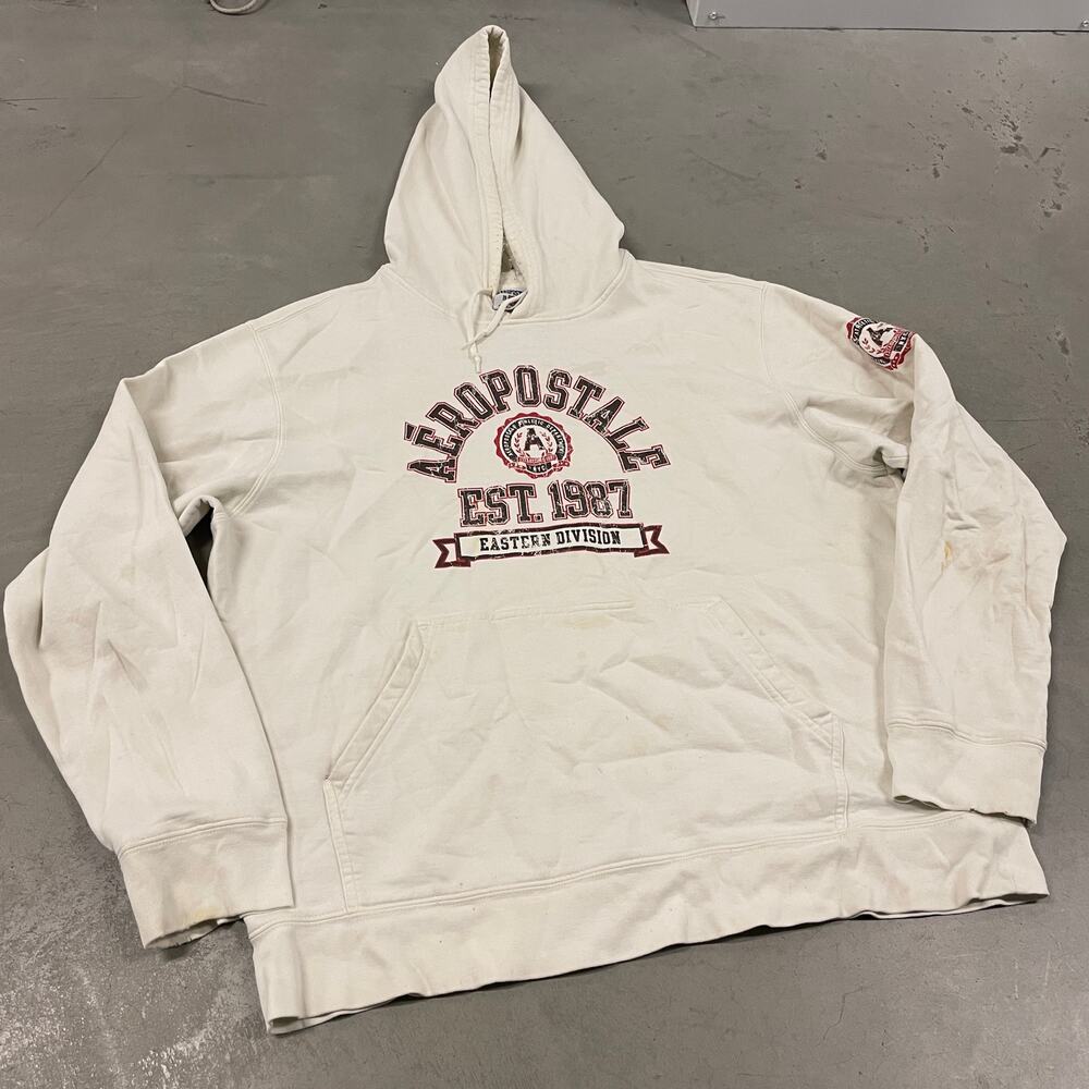 vintage y2k distressed Aeropostale hoodie